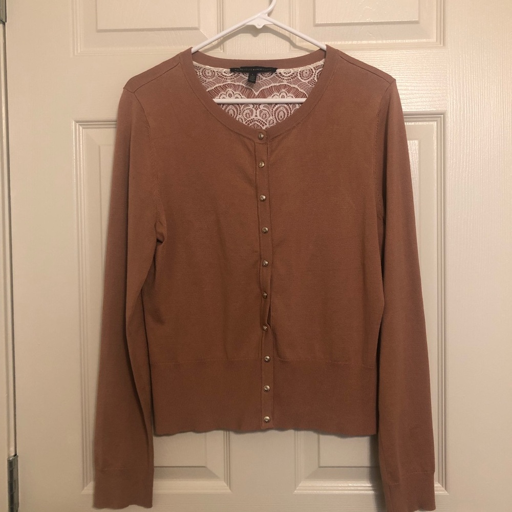 White House Black Market Dusty Rose Cardigan
